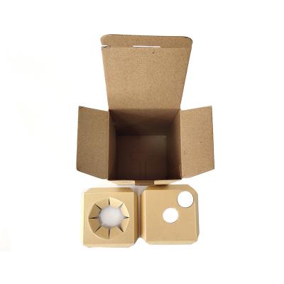 Caixas de cartão Leakproof reusáveis de Kraft, caixa de papel multifuncional do encarregado do envio da correspondência