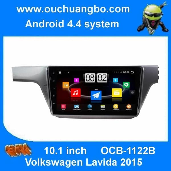 Ouchuangbo auto gps navigation dvd player android 4.4 for Volkswagen Lavida 2015 with Thai language can bus