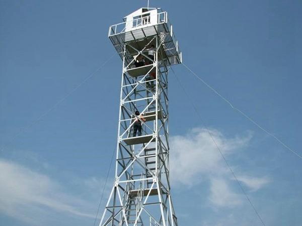 Watchtower Customized 4-leg Tower Guard Security Tower Angle Steel Fire Protection Watching Tower Monitoring System Watchtower