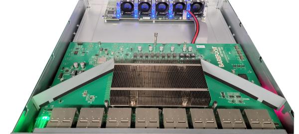 QSFP28 9.5 Bpps Programmable Ethernet Switch P4 48VDC MBF-P4032X