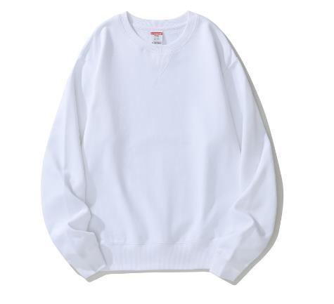 Small Order Clothing Manufacturers Men'S Sweashirt Long Sleeve Without Hood 380gsm French Terry Hoodies