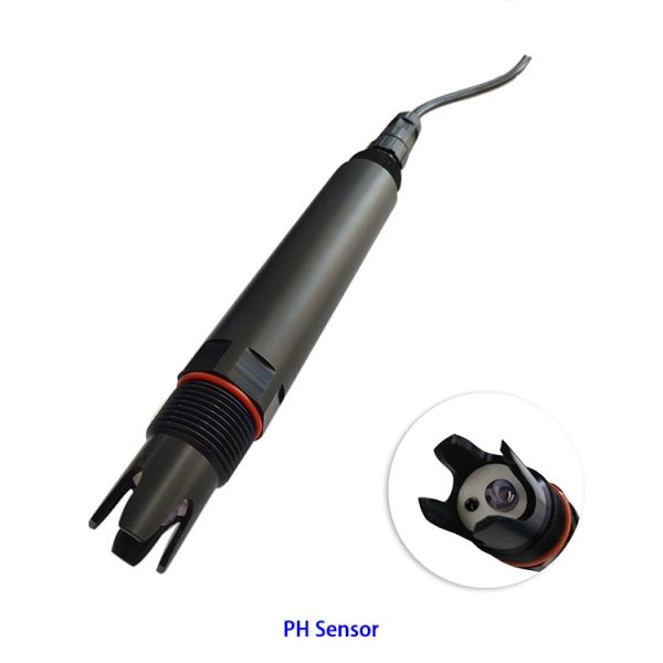 Industrial LoRaWAN Water Quality Online pH Sensor with IP68 Waterproof & Automatic Temperature Compensation