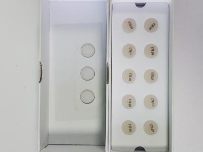 a zircônia translúcida cerâmica de 10mm obstrui 10 lingotes do PCS IPS Emax para dental