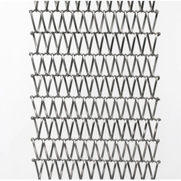 Industrial Grade Stainless Steel Conveyor Belt 0.5mm-5mm Electroplated Wire Mesh