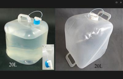 Saco dobrável plástico do armazenamento do leite de Jerry Can Cap 3L que dobra-se semi