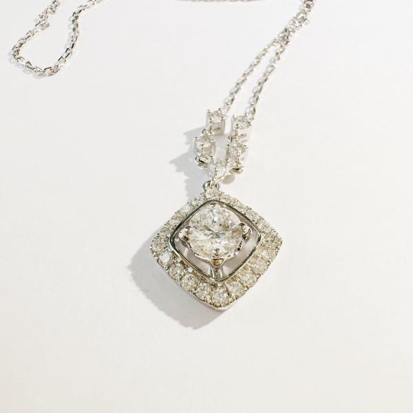 Customized Luxury 18k Gold Diamond Necklaces for Women Dainty Square Diamond Handmade for Anniversary Wedding Banquet