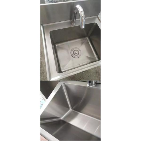 Умывальник больницы нержавеющей стали медицинский с датчиком, управляемым ногой