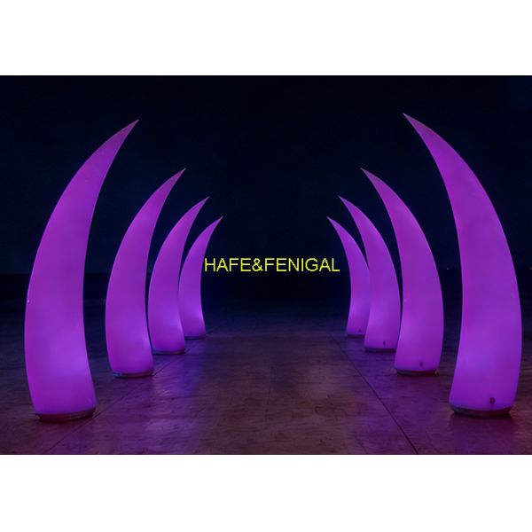Dynamic Inflatable Horn-Shaped LED Light For Marketing Managers And Event Agencies