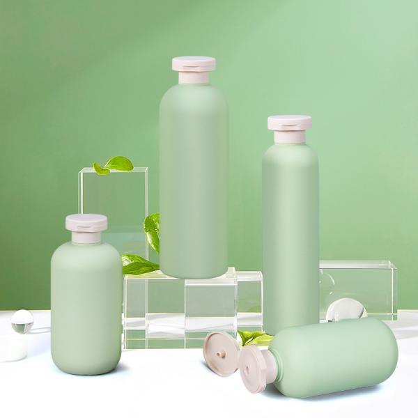 Umetass 260ml Green Water Bottle Cosmetic Liquid Serm Lotion Package for Round Bottle