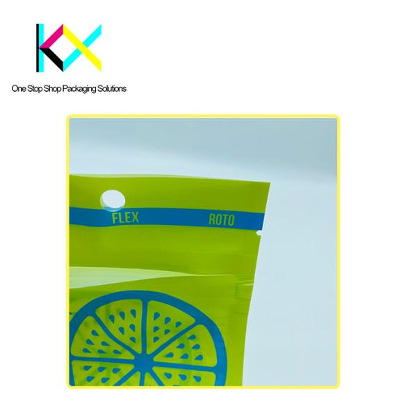 Child Proof Zipper Recycled Plastic Packaging Bags EVOH/PE Material