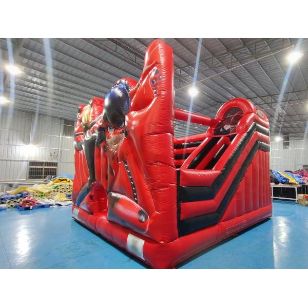 Digital Printing Inflatable Bounce House With Slides Miraculous Ladybug Inflatable Jumping Castle For Kids