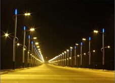 AC85V - 265V Integrated Solar Street Light No IR or UV , 20w LED Street Light