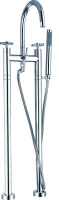 Modern Floor Standing Bath Shower Mixer With Chrome Finish T80502