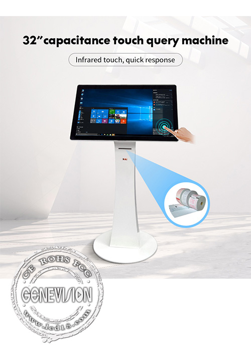 Signage дизайна AIO WiFi Freestanding цифров 32in LCD t