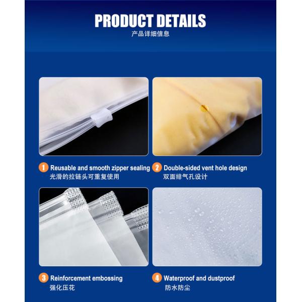 Экологически чистые полиэтиленовые полиэтиленовые пакеты для одежды 0,08 мм