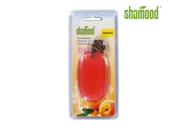 17g Peach Smell Square Shape ODM Hanging Car Diffuser