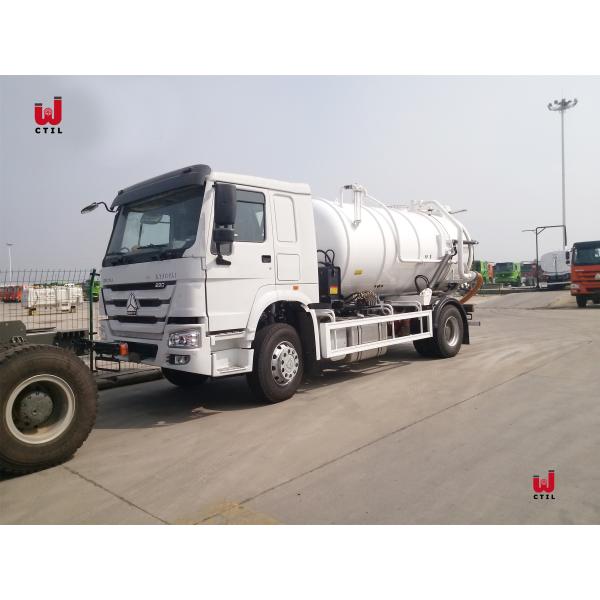 Тележка метров тележки 10 вакуума сточной трубы HOWO кубическая установила Jetter