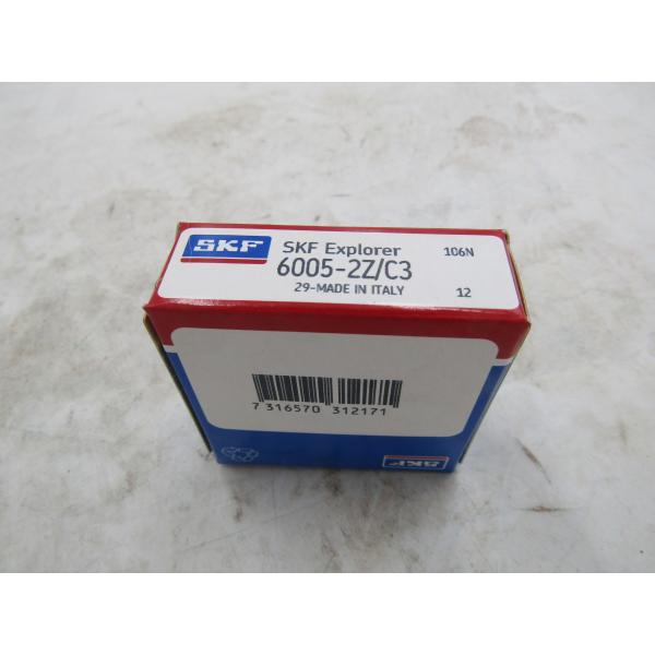 6005 2Z Double Sealed 25 X 47 X 12 MM Deep Groove Ball For Agricultural Machinery
