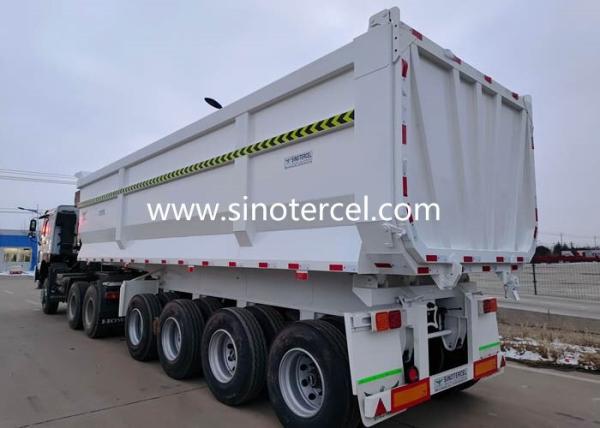 7500mm Semi Tipper Trailer 10mm Bottom Floor Tipping Trailers