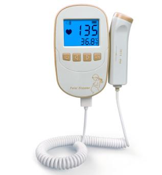 Fetal Doppler Baby Heartbeat fetal Detector Portable Ultrasound Heart Rate fetal Monitor