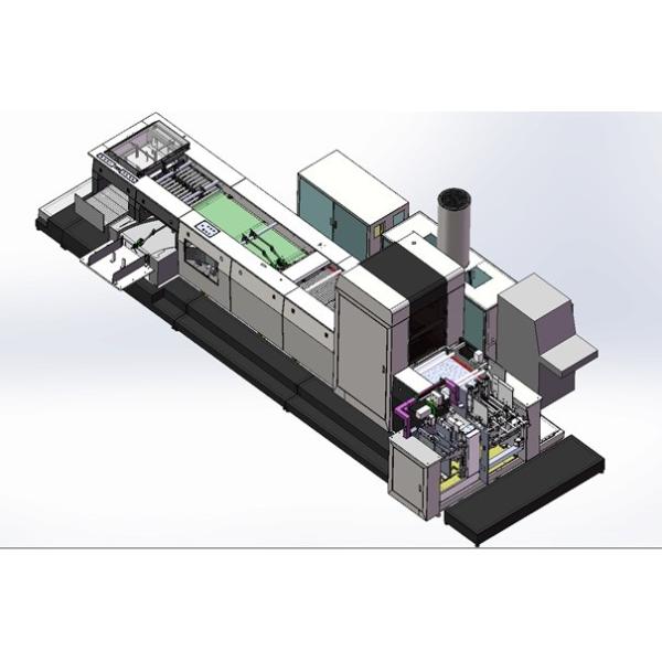 Косметики завертывают упаковывая поверхностную машину в бумагу аппаратуры обнару