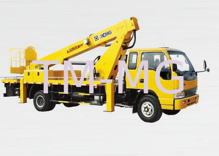 Efficient XZJ5082JGK Reaching Up And Over Machinery Truck Mounted Lift