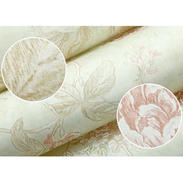 Papel de parede floral bonito home do estilo country, Wallcovering não tecido 0.53*10M