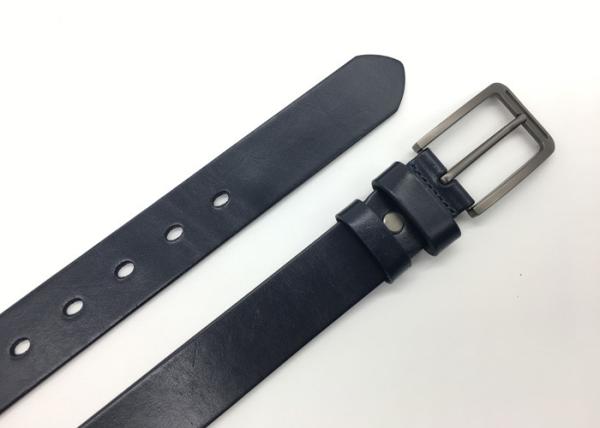 100% Full Grain Durable Mens Leather Dress Belt With Fashion Pin Buckle
