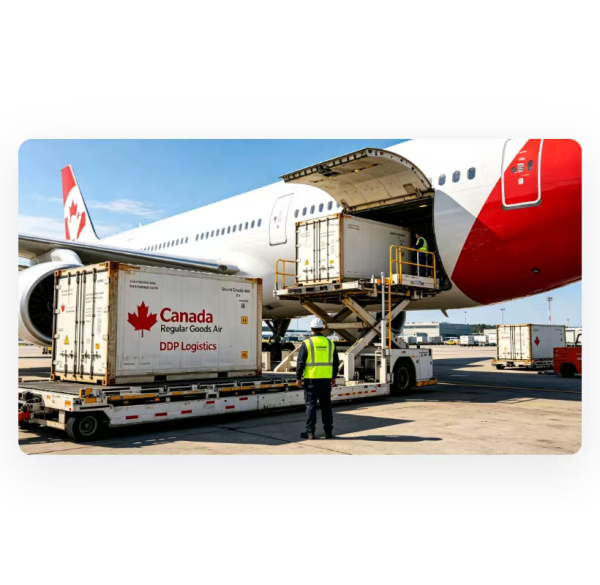 Air Freight Shipping To Canada DDP Logistics Truck / Courier Final Dispatch Service