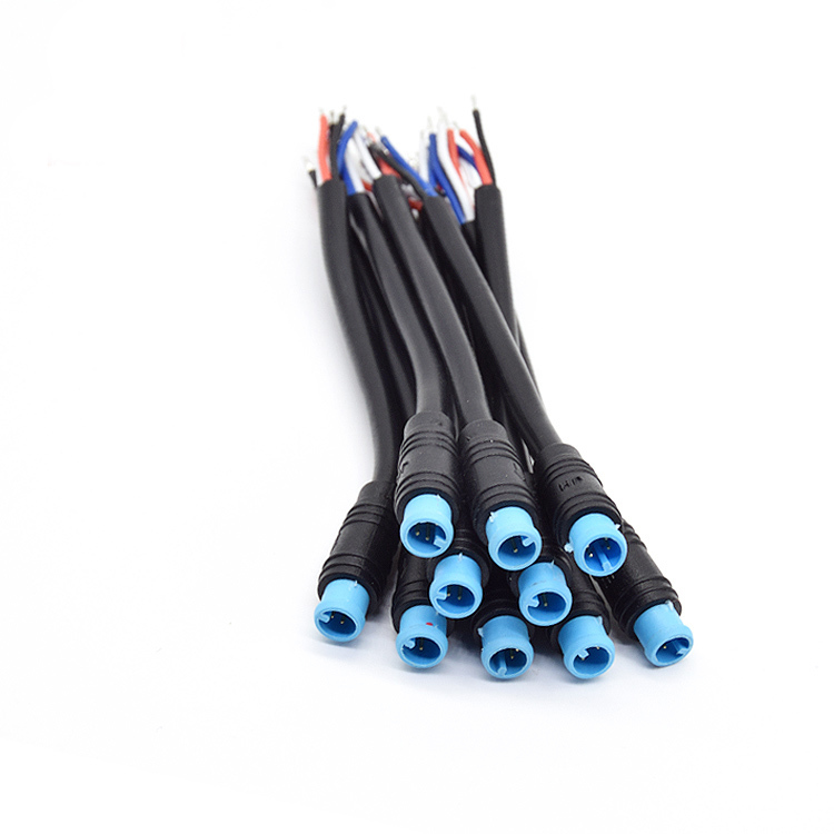 4P 6 Core M6 M7 M8 Male Female Cable Connector Plug IP65 Waterproof For Electric Bike