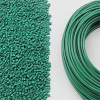 Cold Resistant Green PVC Compound Granules Resin UL Standard For Outdoor Wire Pipe