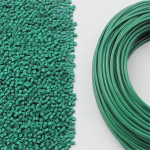 Cold Resistant Green PVC Compound Granules Resin UL Standard For Outdoor Wire