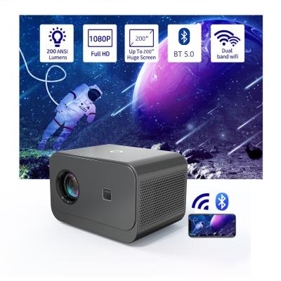 Electric Focus LED+LCD HDMI Projector 200 Lumens, Support（IR) Infrared And 2.4G Wireless Control