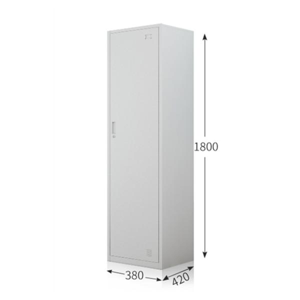Powder Coated Steel Single Door Locker Rust Proof For Office
