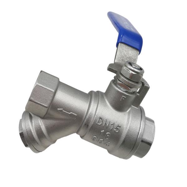 2 prime prime aço inoxidável 304/316 válvula de bola de filtro de tubos de água para moeda dos EUA