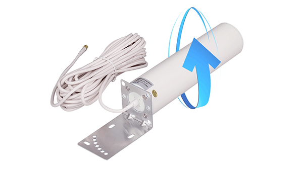 Antenna exterior Wifi de largo alcance de 50 km con tipo de polarización vertical y conector TS9