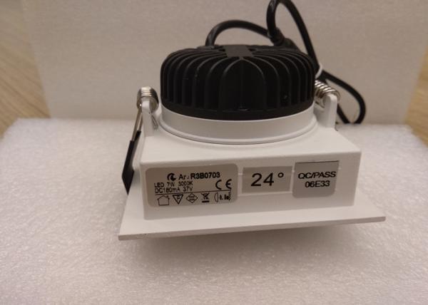 Fixed Square Interior 7W 2700K COB CITIZEN Ra80 led Downlight for Home