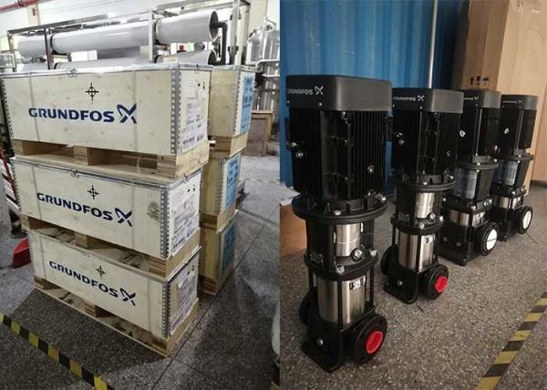 Bomba de impulsionador de vários estágios vertical de aço inoxidável da água de 304 316 Grundfos