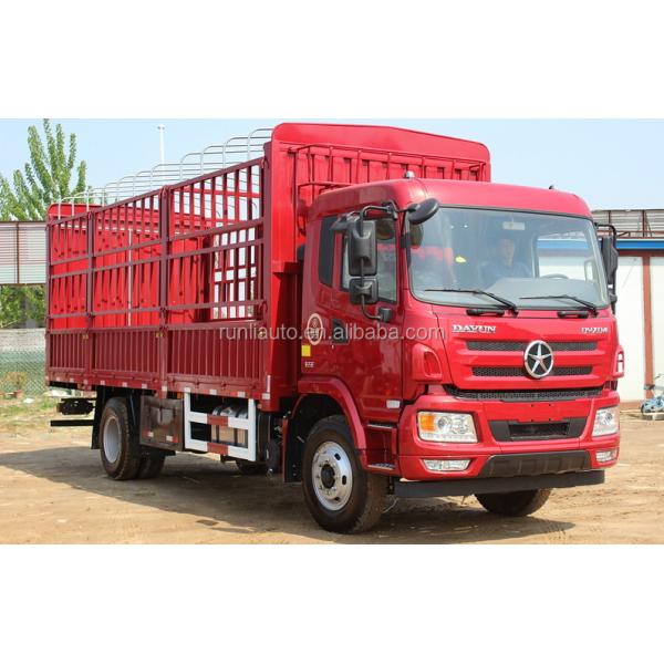 Diesel Fuel Type DAYUN Dry Van Box Truck Cow Stake Truck 4X2 Drive