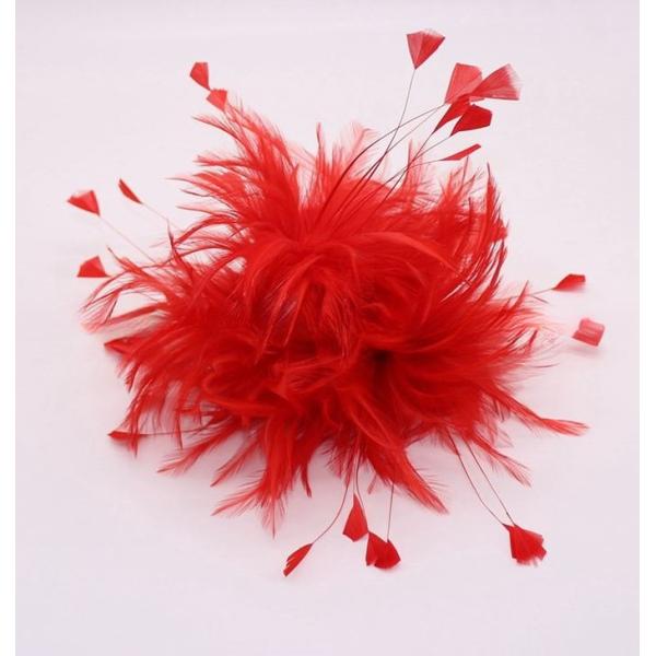 Event Party Supplies Feather Mounts Hackle Millinery Feather Flowers 15x30cm