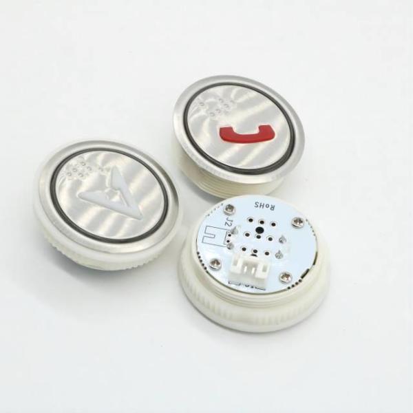 Lift Parts Elevator Round Push Button Lift Landing Button Elevator LOP COP Button