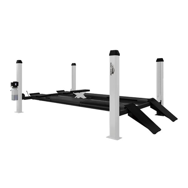 Four Wheel Alignment 4 Post Hydraulic Garage Car Lift Capacity 4000Kgs
