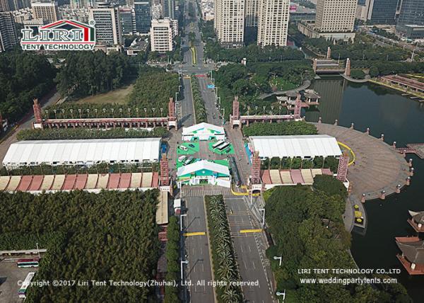 Self - Cleaning 15x40m Movable Garden Party Marquee / Outdoor Event Canopy
