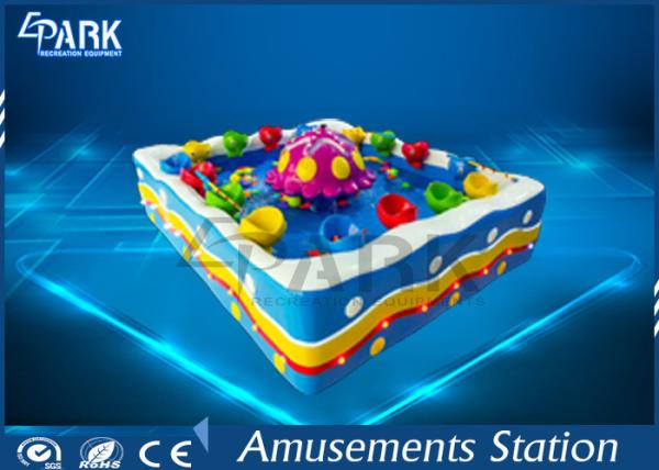 Jelly Fish Kids Amusement Park Fishing Simulating Water Pond With Fiber Glass Material