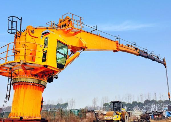 High Efficiency Telescopic Offshore Crane Easy Maintenance Impact Resistance