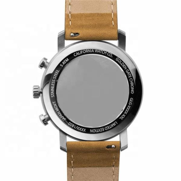 ремень кожи нержавеющей стали OEM 3BAR людей дозоров кожаного ремня 20mm