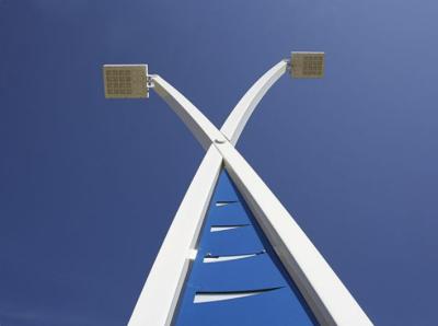 Curved 30ft Steel Street Light Pole Manufacturers 9 Meter 10m 12m Landscape Public Venues