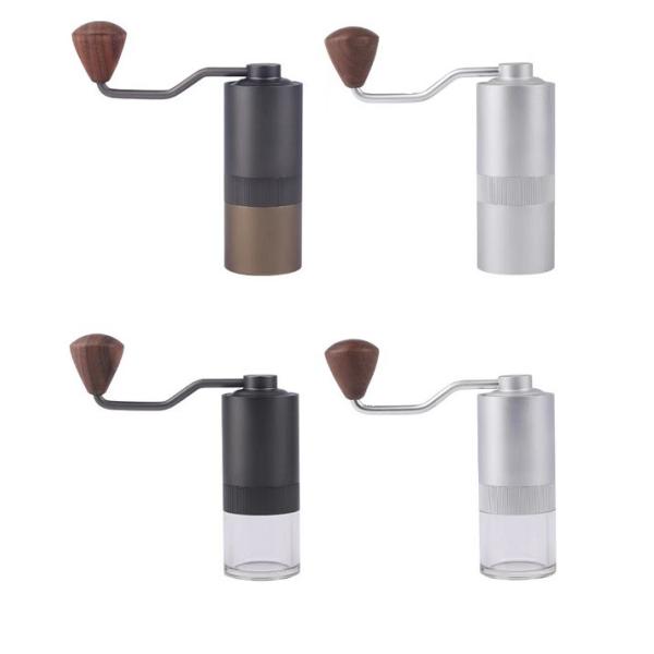 Black Stainless Steel Handle Hand Coffee Grinder Manual Coffee Beans Grinders