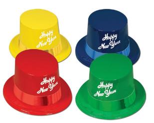 A hot-selling laser hat. New Year's carnival paper hat. New Year party holiday products. New Year's birthday hat.