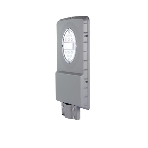 6500K 15AH Solar Powered Street Lamp , 1300lm All In One Led Solar Street Light